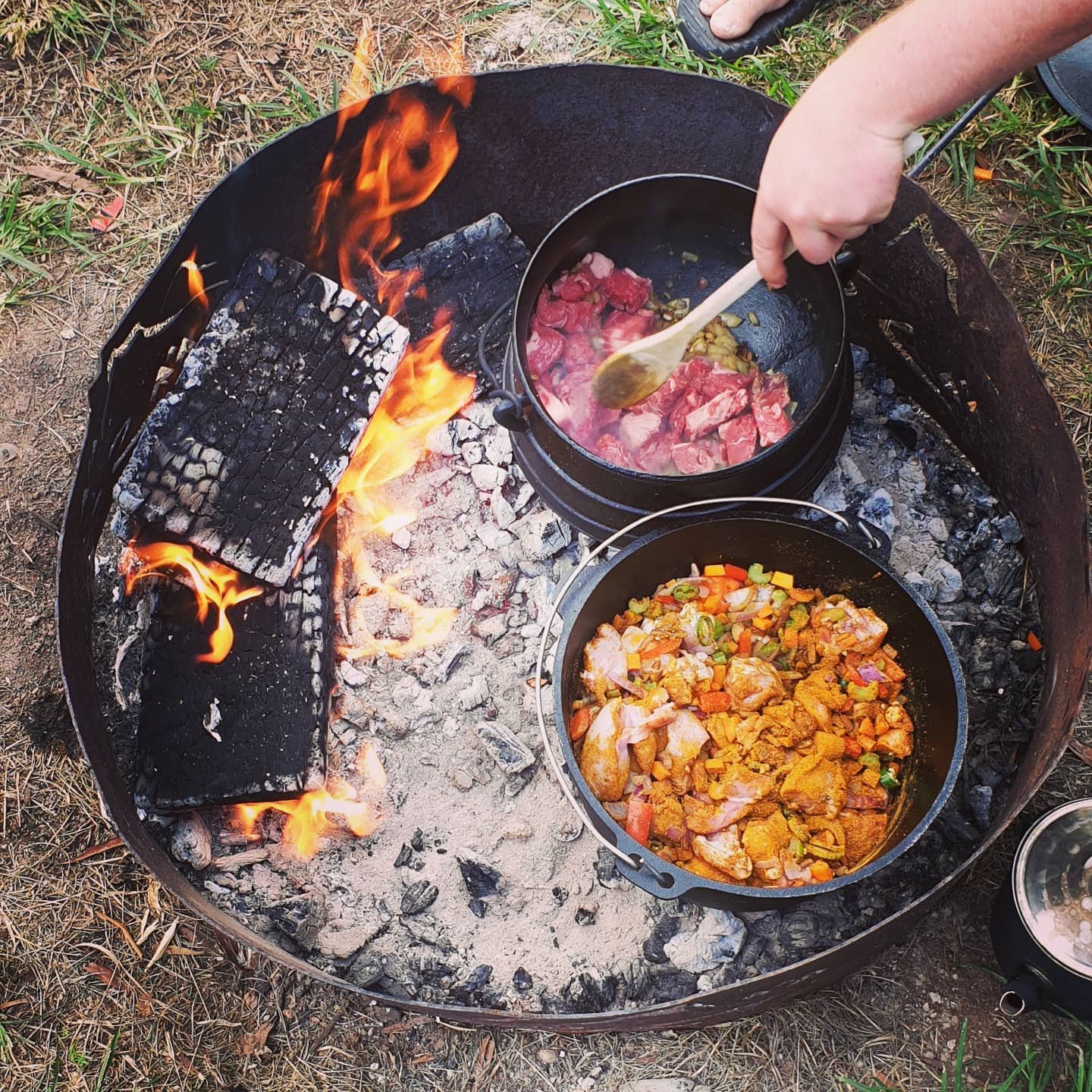 cooking in Cast Iron pots