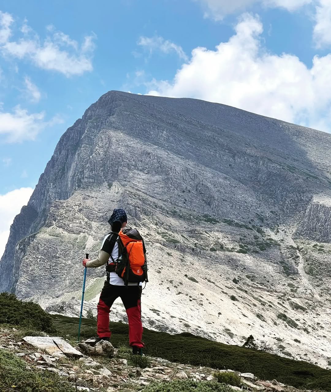 trekking in mountain region