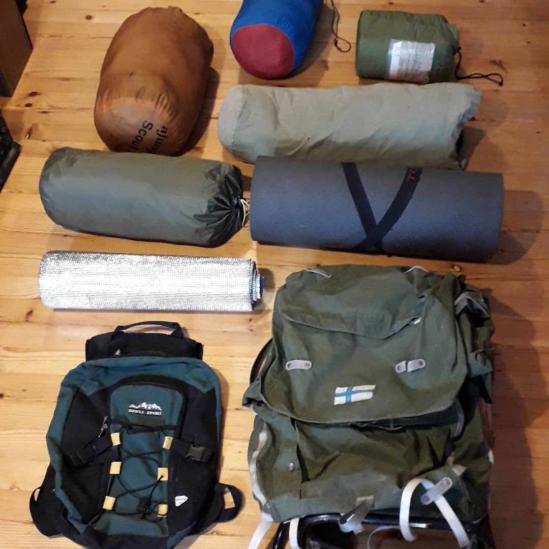 camping gears for backpack trip