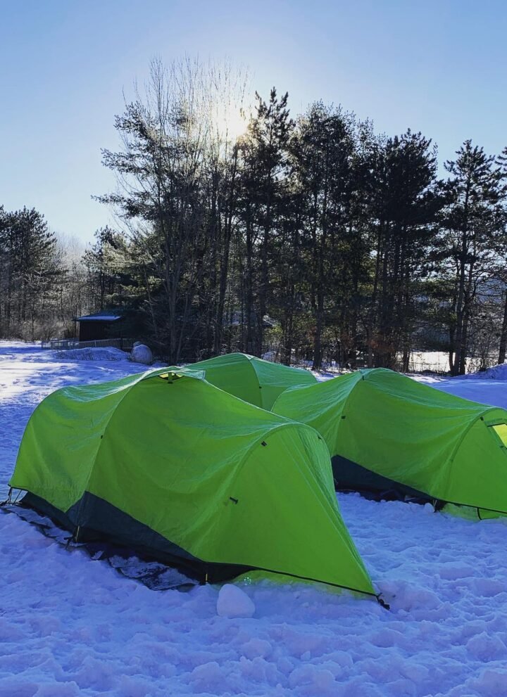 camping in winter months
